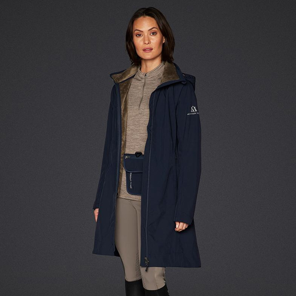 Mountain Horse Womens Stella Softshell Parka Coat 33250 - Navy